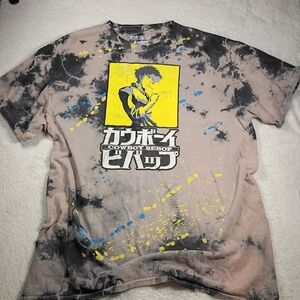 Cowboy Bebop Graphic T-Shirt Anime Streetwear Tee Size L
